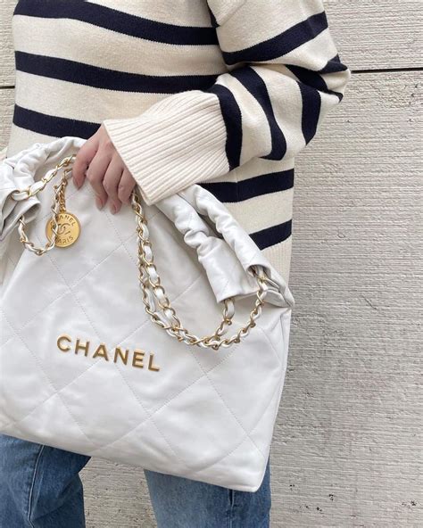 chanel 22 bag white|chanel 22 handbags.